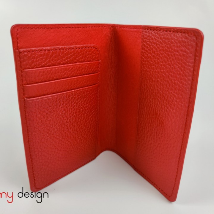 Red passport cover